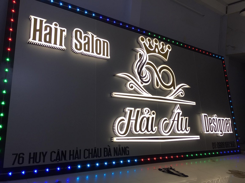 250 Mẫu bảng hiệu Salon tóc đẹp 10 đơn vị làm giá rẻ