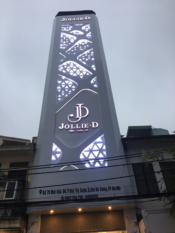 Làm bảng hiệu hộp đèn ở Phú Mỹ Hưng.
